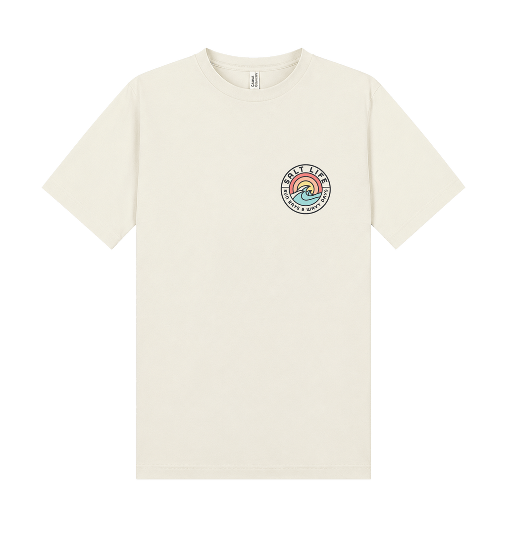 Ecru Printed T-shirt Front