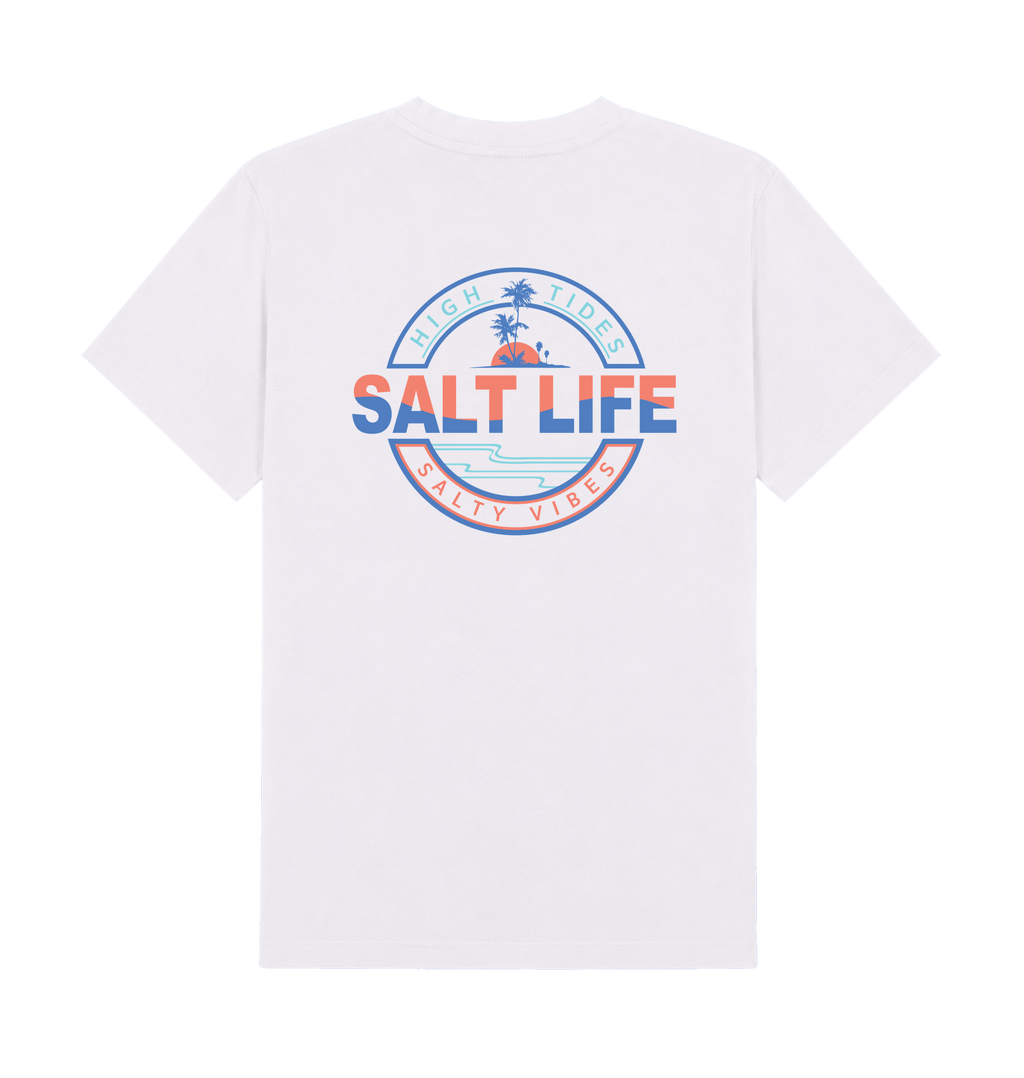 White Printed T-shirt Back