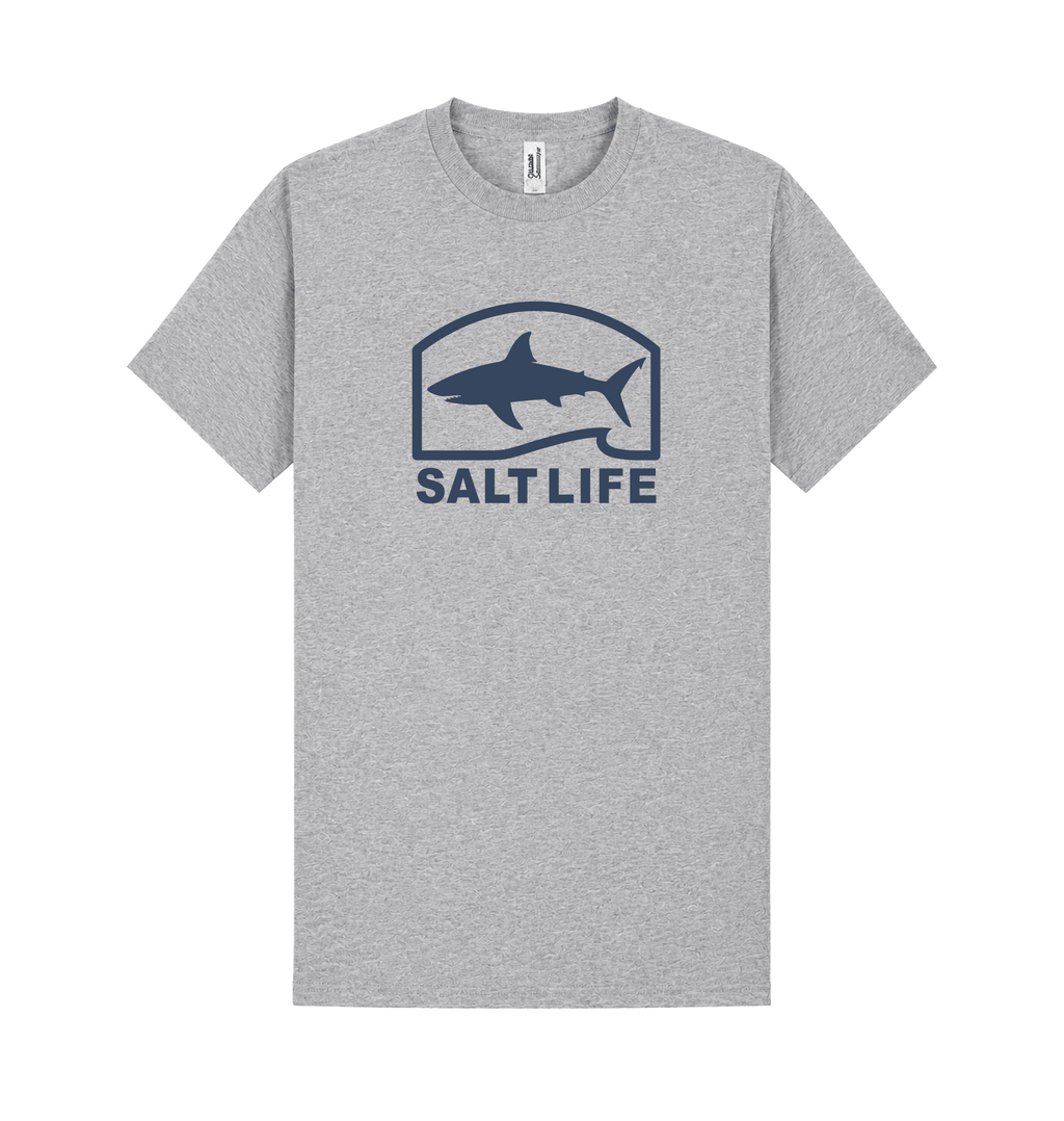 Heather Grey Printed T-shirt Front
