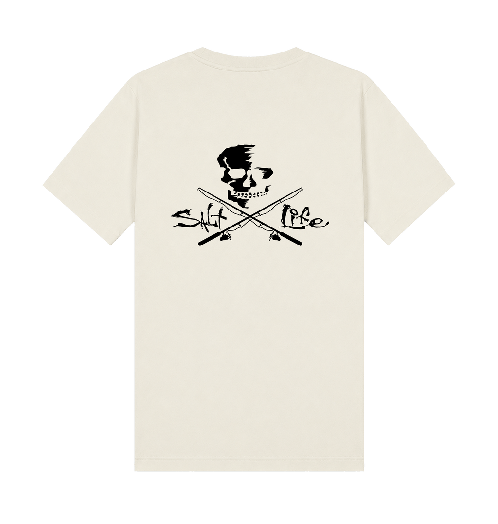 Ecru Printed T-shirt Back