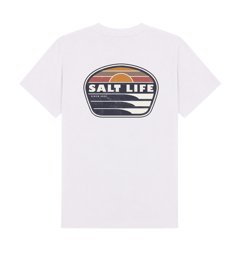 White Printed T-shirt Back