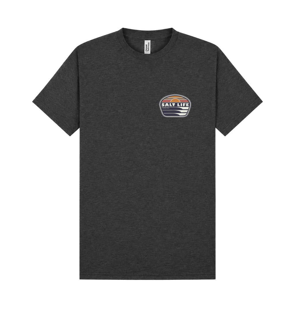Charcoal Printed T-shirt Front