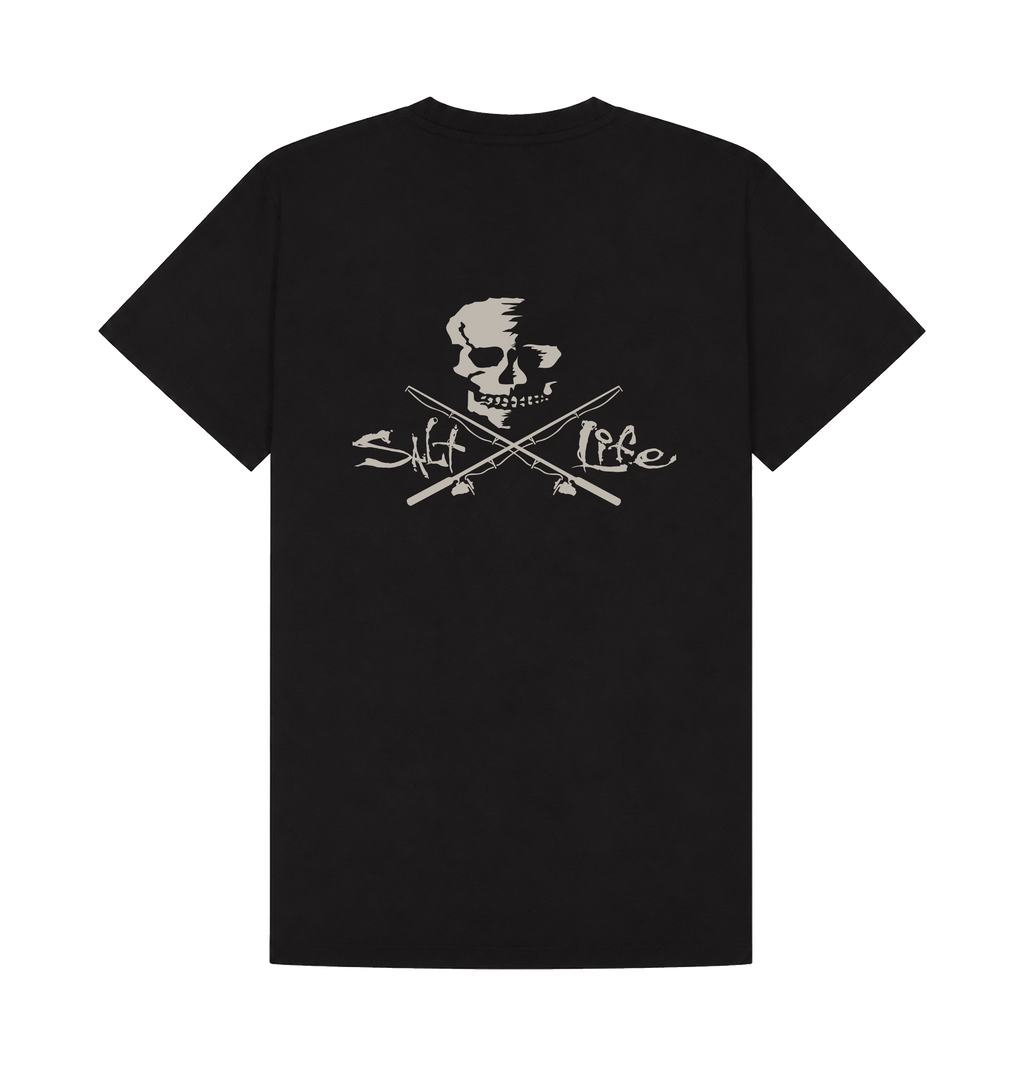 Black Printed T-shirt Back