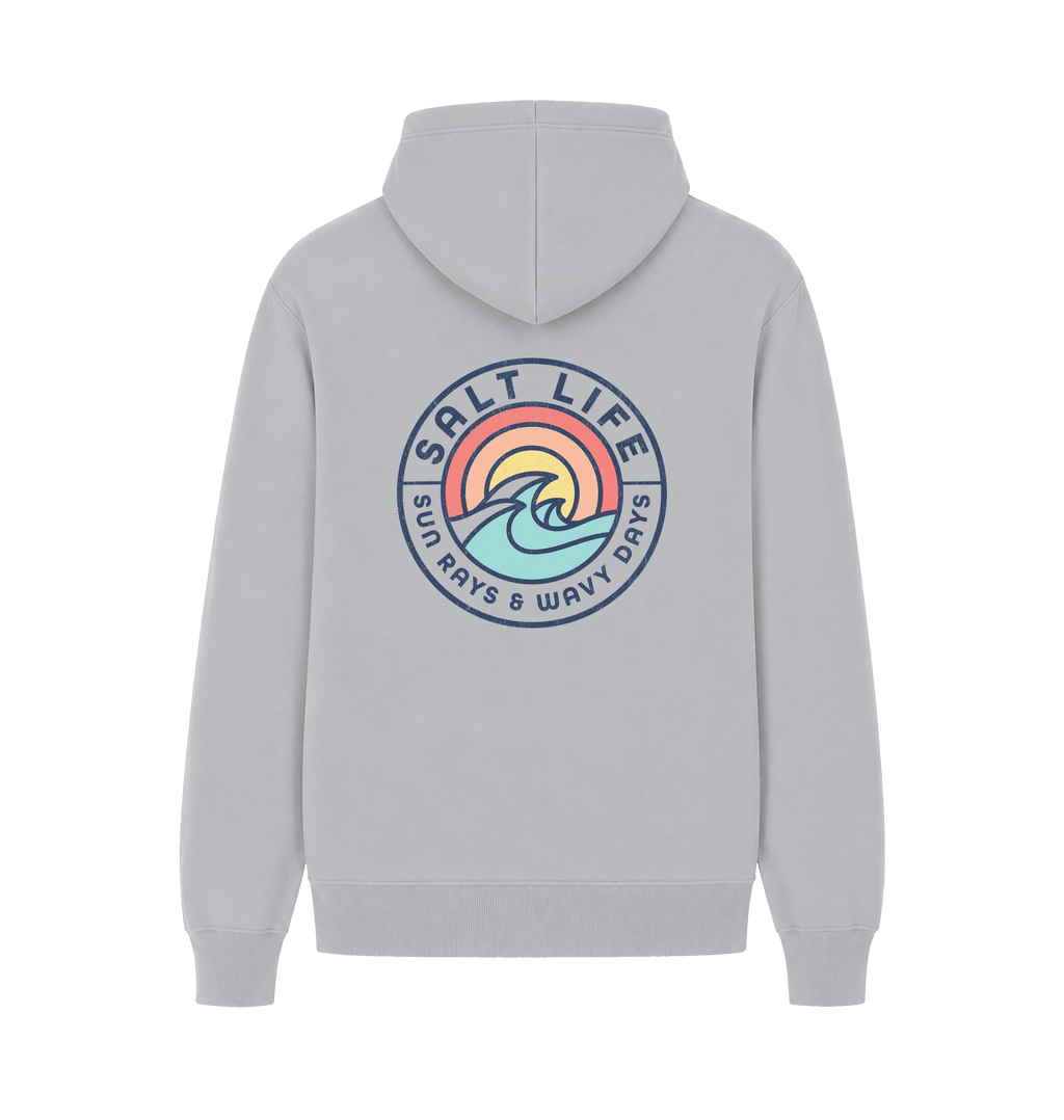 Sport Grey Printed Hoody Back