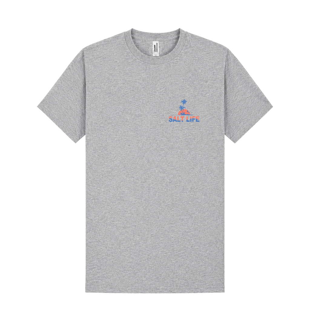 Heather Grey Printed T-shirt Front