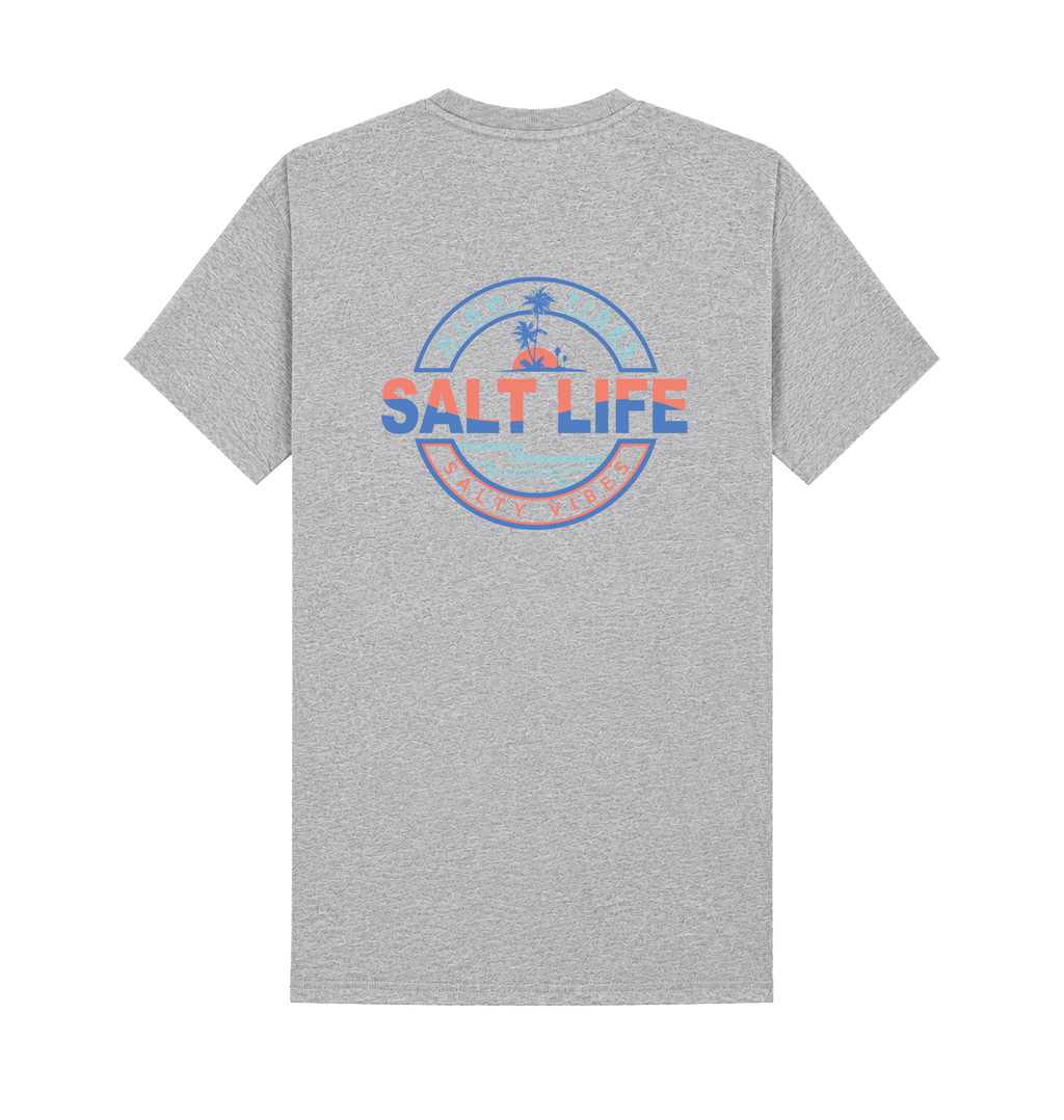 Heather Grey Printed T-shirt Back