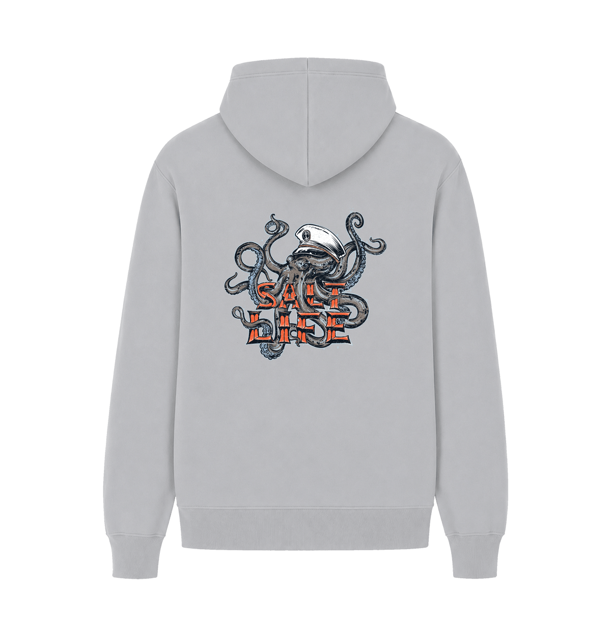 Sport Grey Printed Hoody Back