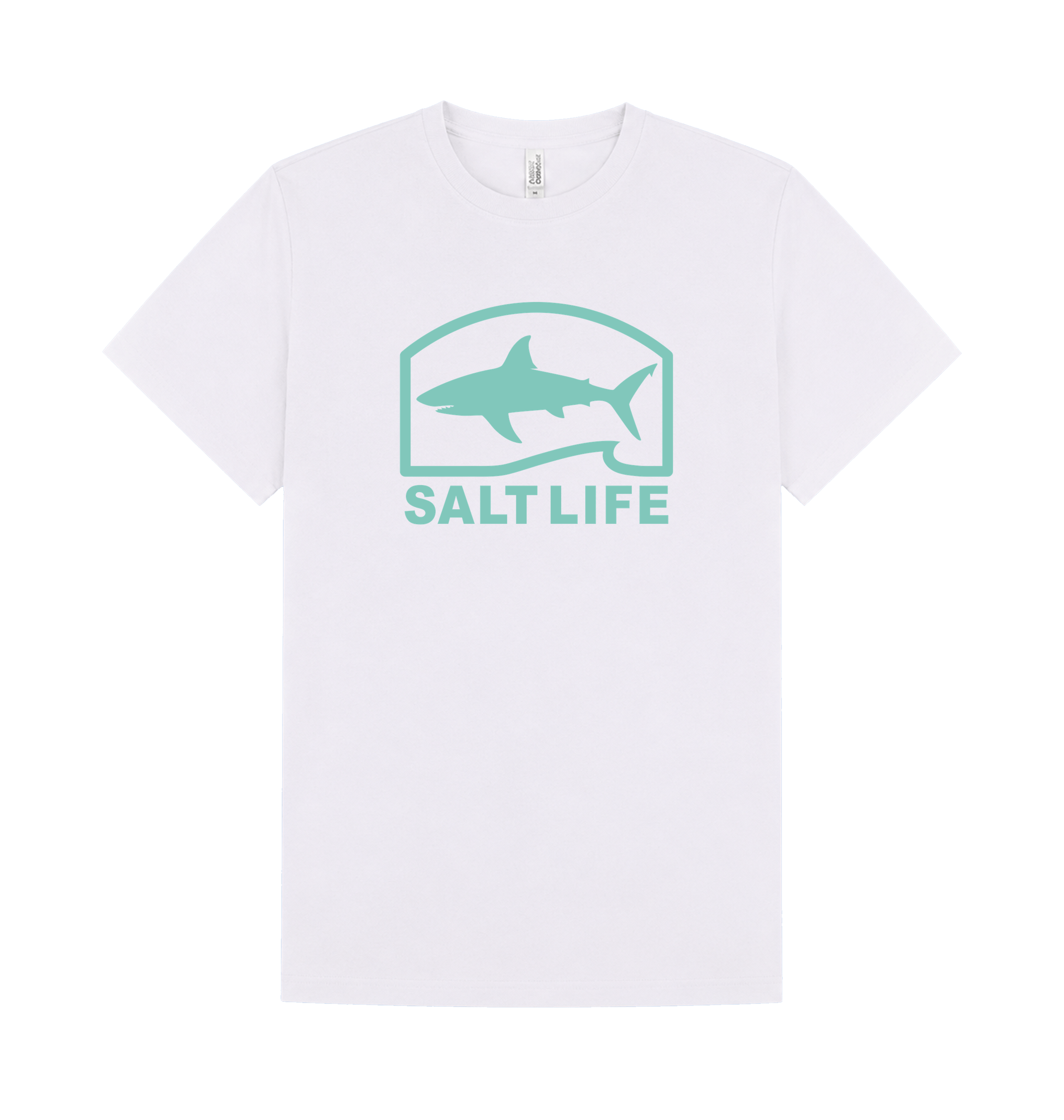 White Printed T-shirt Front