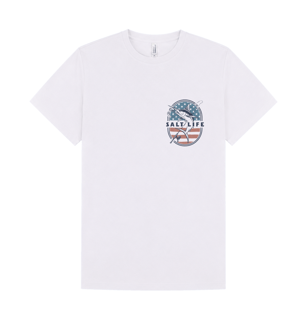 White Printed T-shirt Front