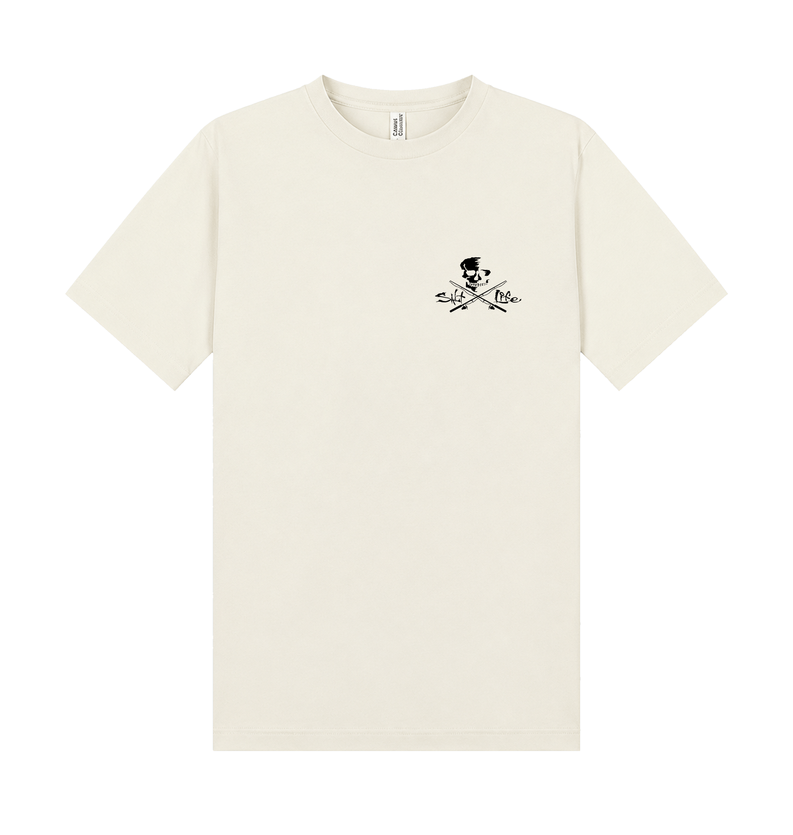Ecru Printed T-shirt Front