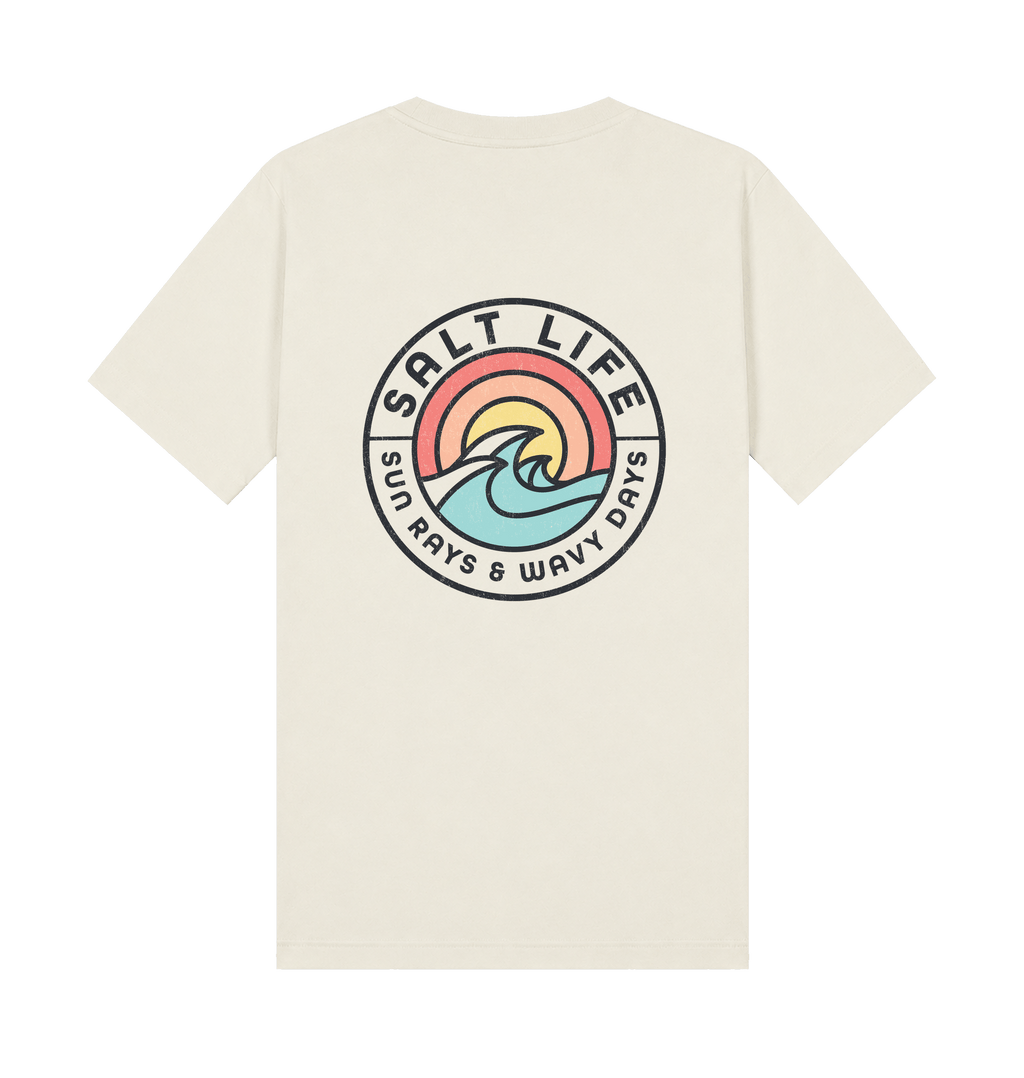 Ecru Printed T-shirt Back