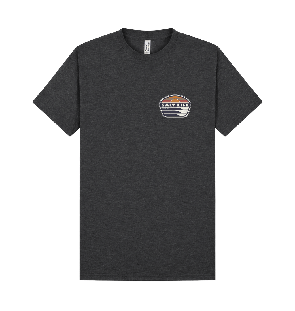 Charcoal Printed T-shirt Front