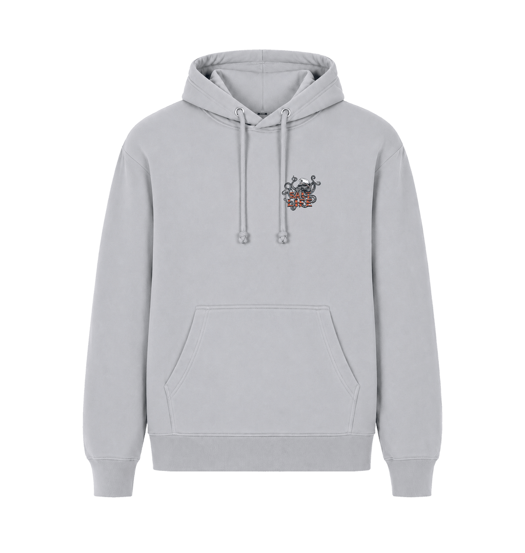 Sport Grey Printed Hoody Front