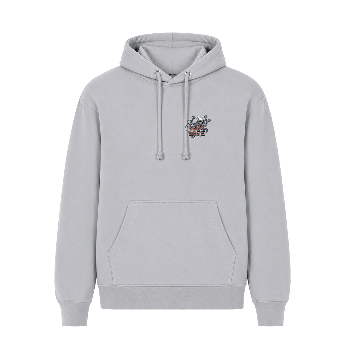 Sport Grey Printed Hoody Front