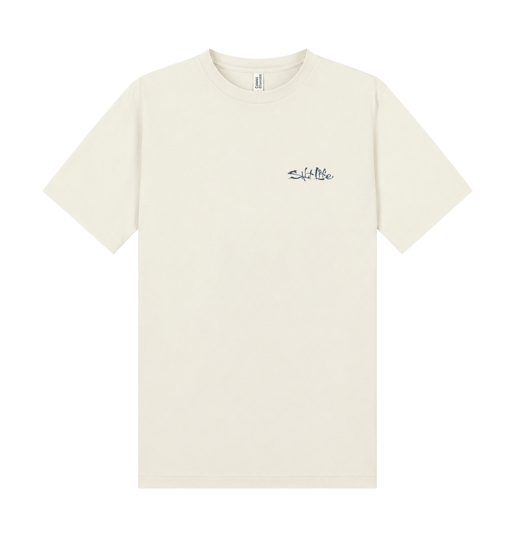 Ecru Printed T-shirt Front