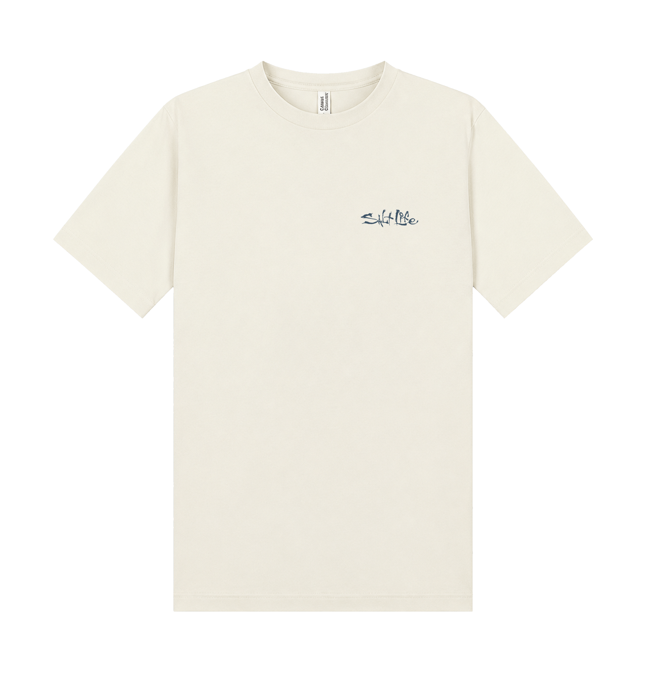 Ecru Printed T-shirt Front