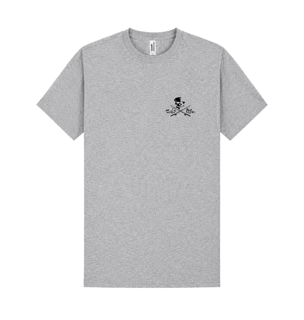 Heather Grey Printed T-shirt Front