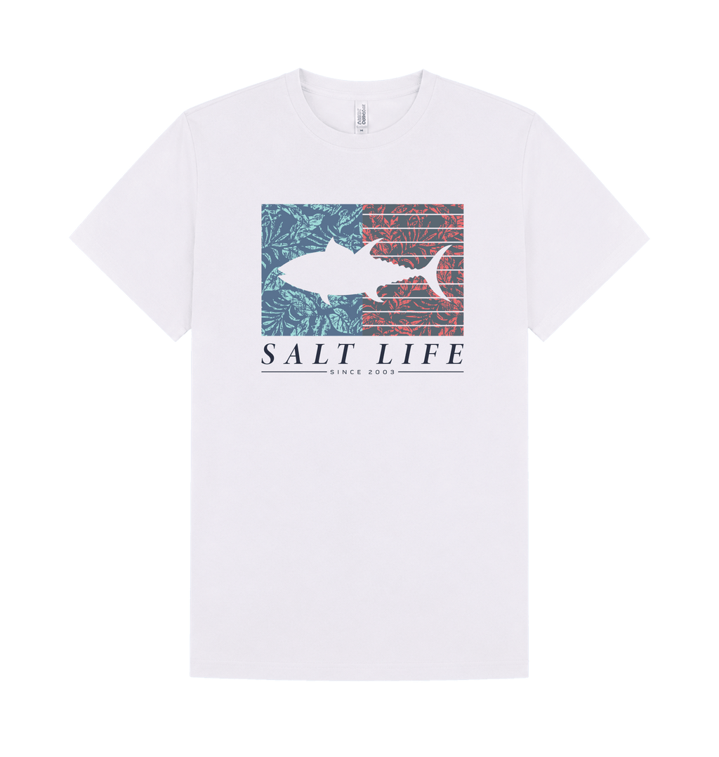White Printed T-shirt Front