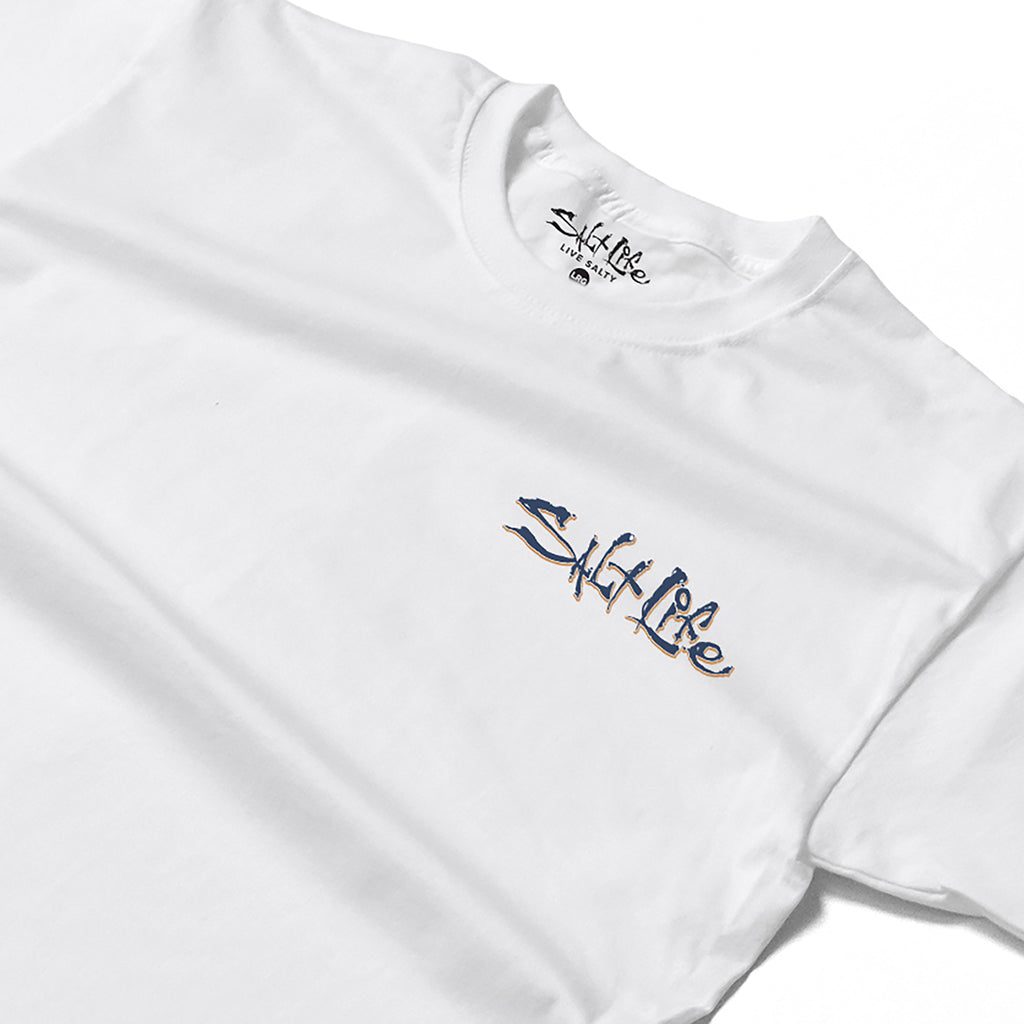 Salt Life One Cast Men's T-Shirt White