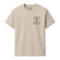 Salt Life Anchor Patch Men's T-Shirt Ecru