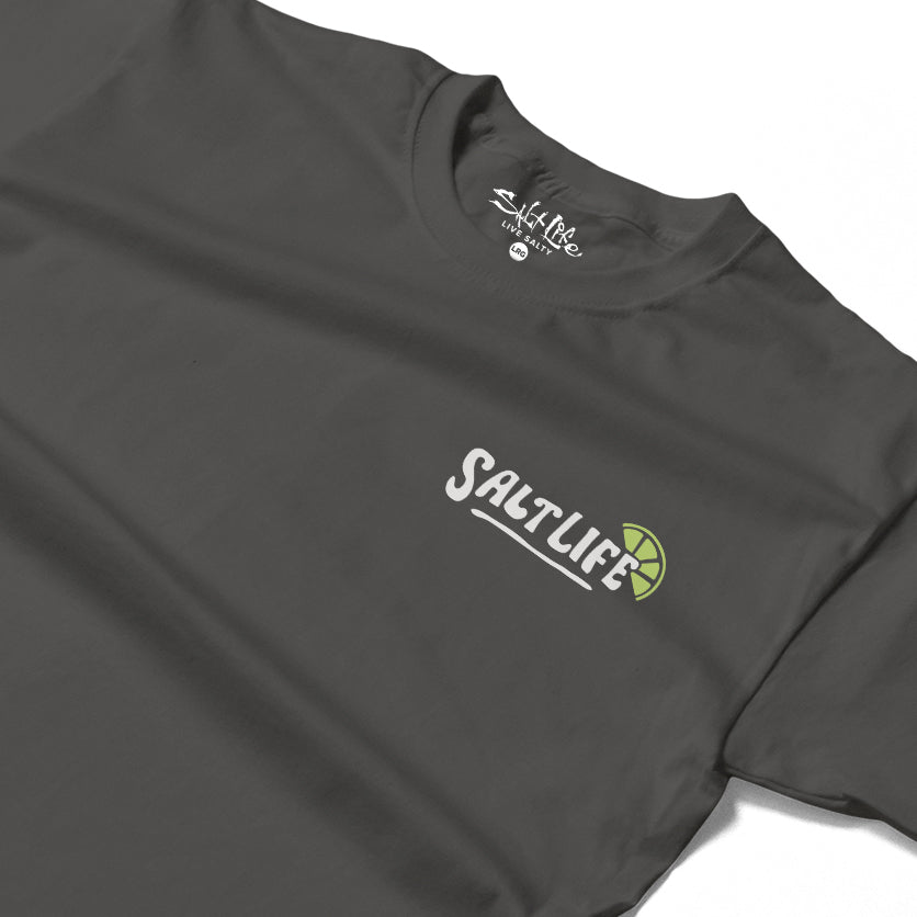 Salt Life Margarita Men's T-Shirt Charcoal