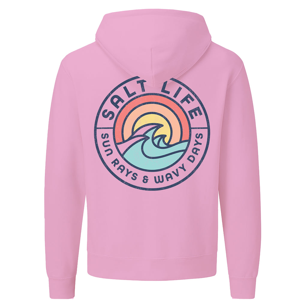 Salt Life Rays For Days Men's Hoodie Light Pink