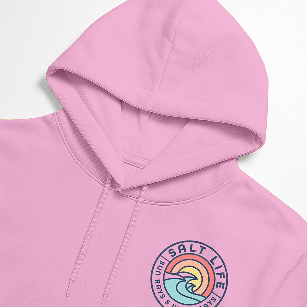 Salt Life Rays For Days Men's Hoodie Light Pink