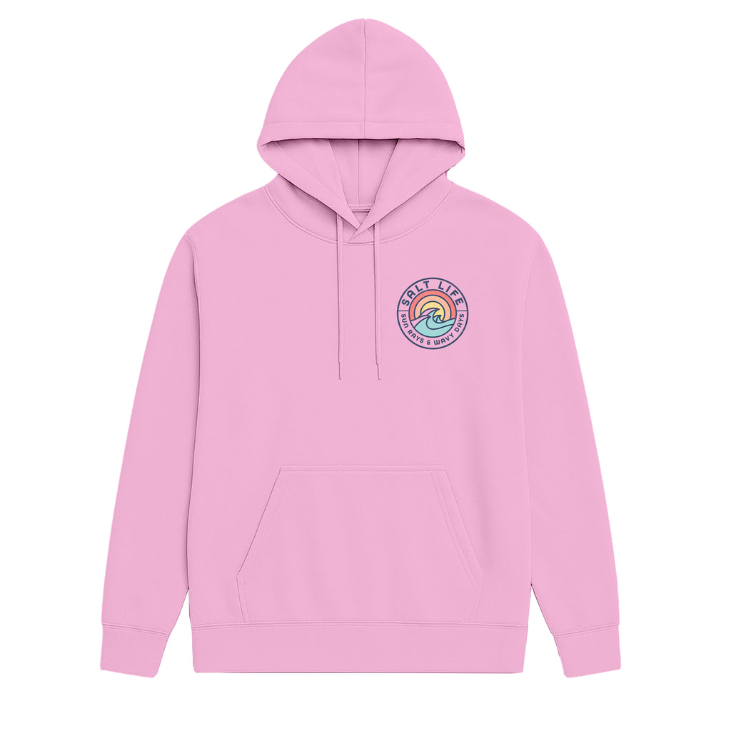Salt Life Rays For Days Men's Hoodie Light Pink