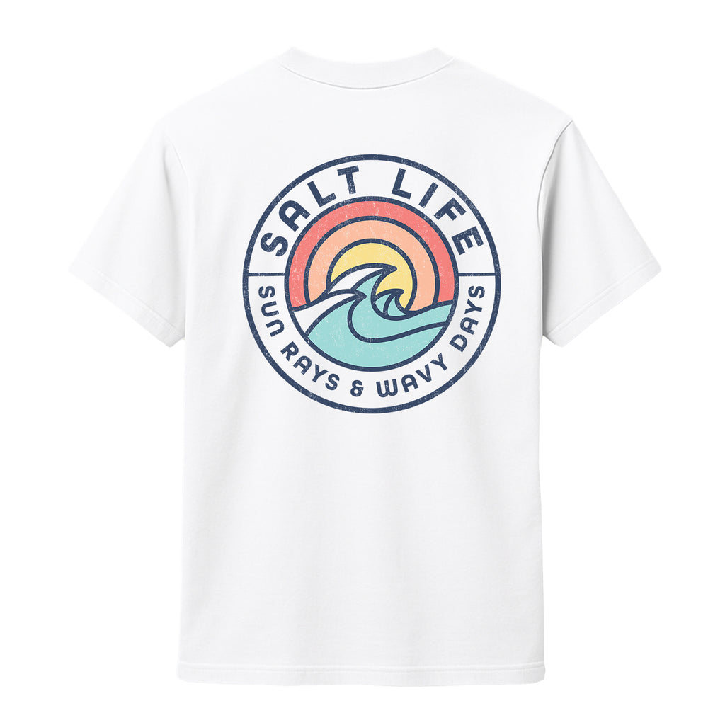 Salt Life Rays For Days Men's T-Shirt White