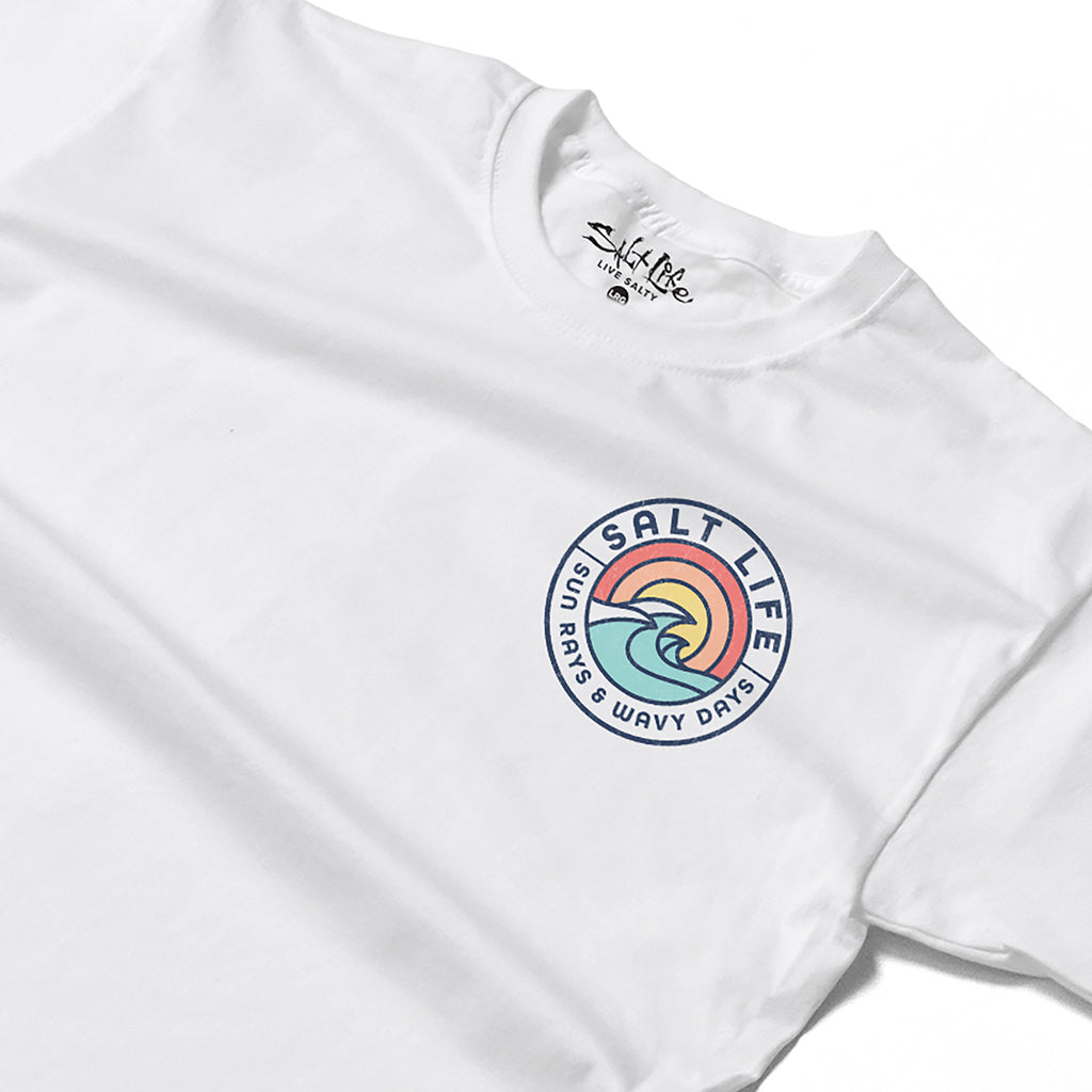 Salt Life Rays For Days Men's T-Shirt White