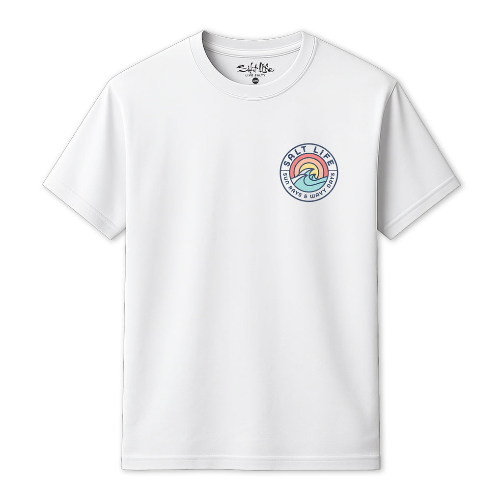 Salt Life Rays For Days Men's T-Shirt White