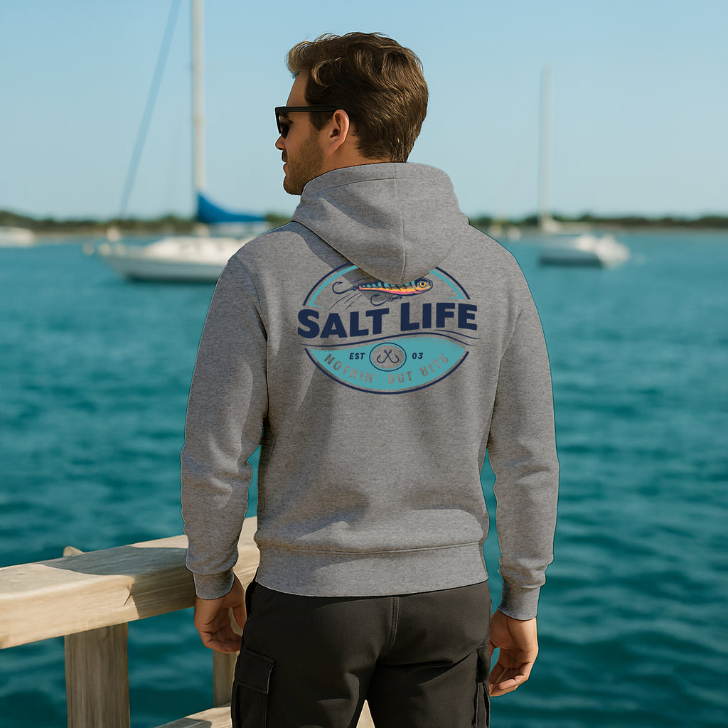 Salt Life Lure Badge Men's Hoodie