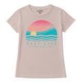 Salt Life Horizon Sunset Women's T-Shirt Powder Pink