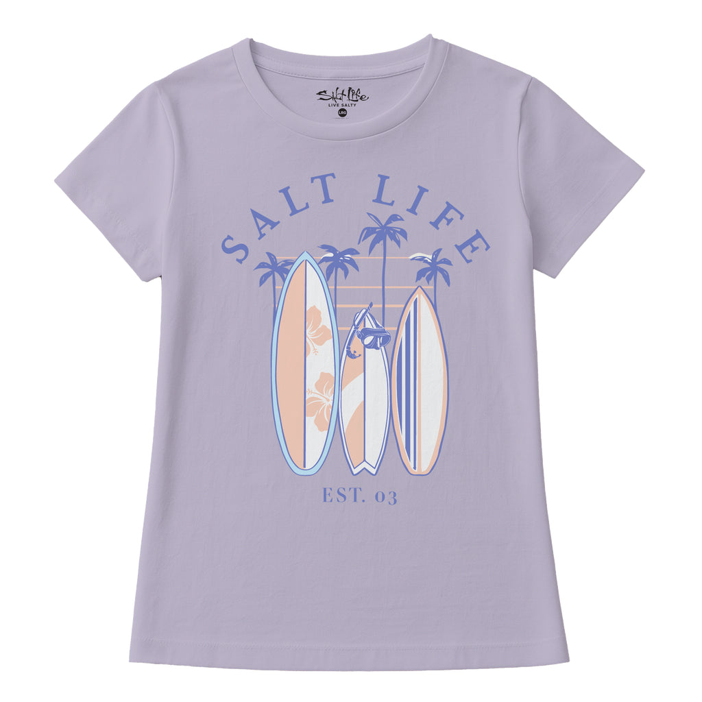 Salt Life Surfboards Women's T-Shirt Lavender