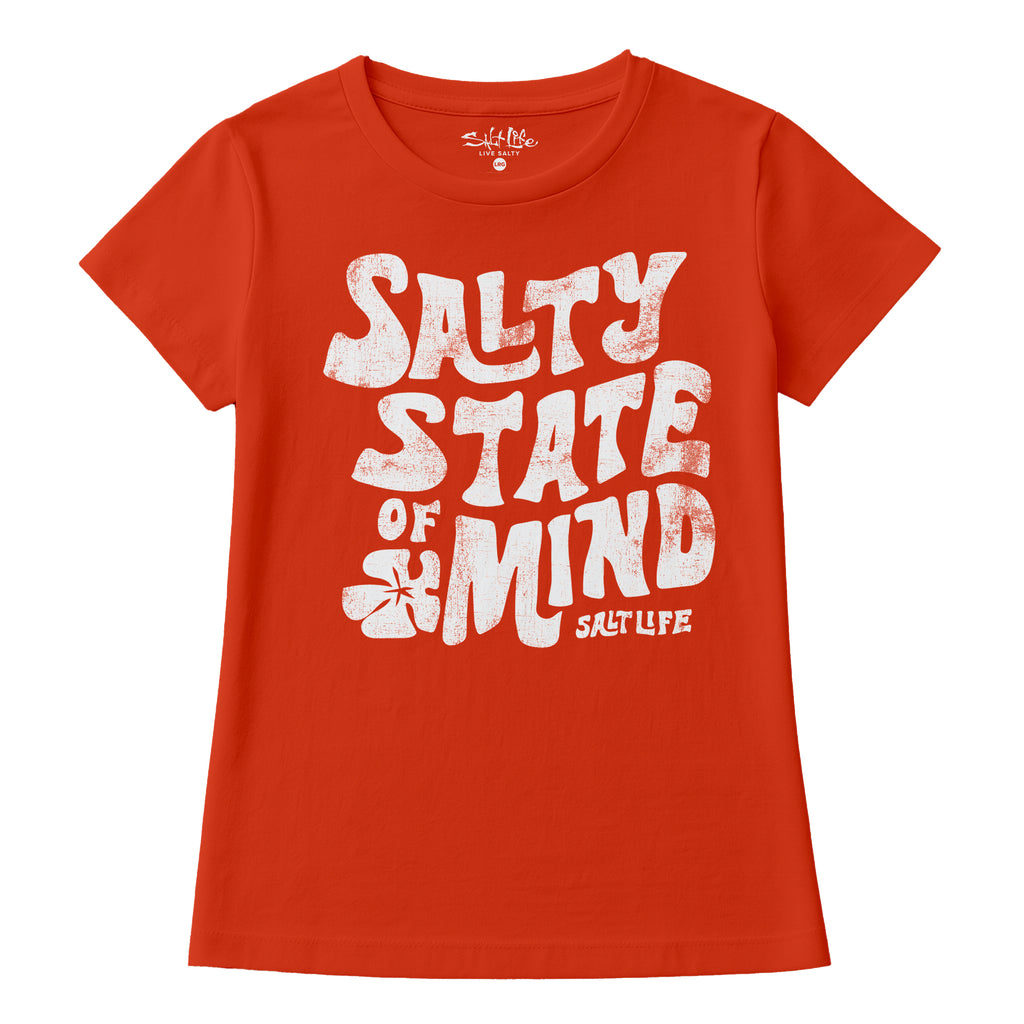 Salt Life Salty State Women's T-Shirt Flame