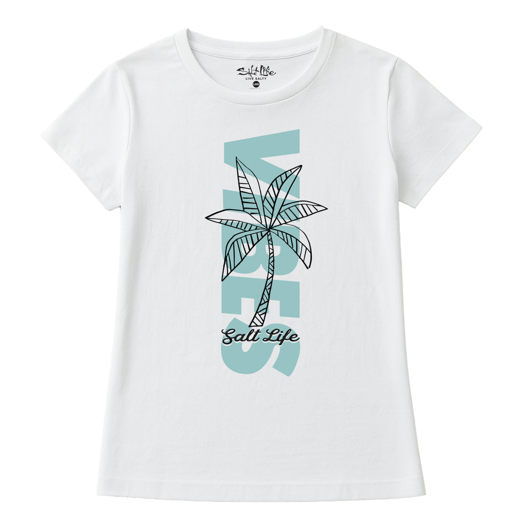 Salt Life Vibes Women's T-Shirt White
