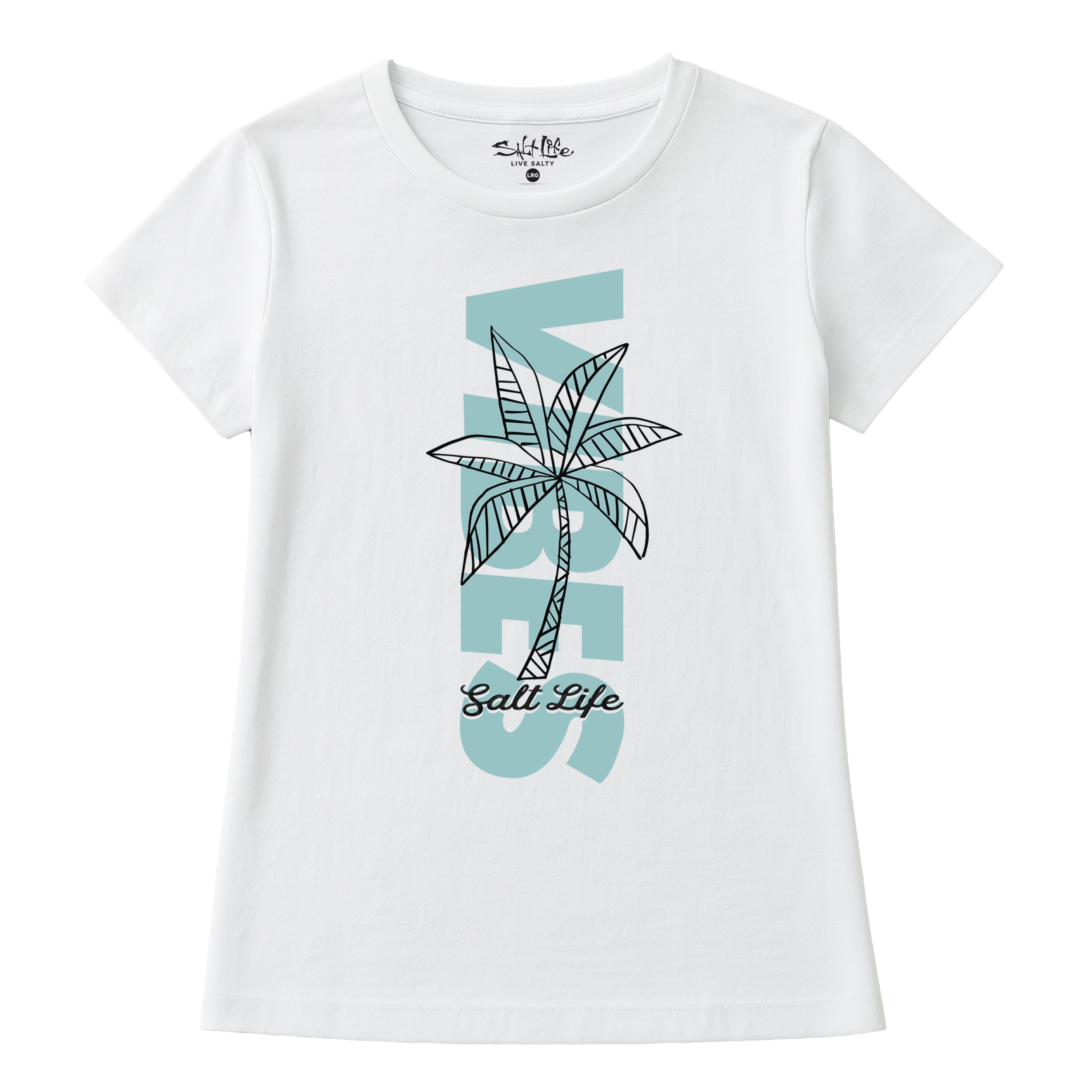Salt Life Vibes Women's T-Shirt White