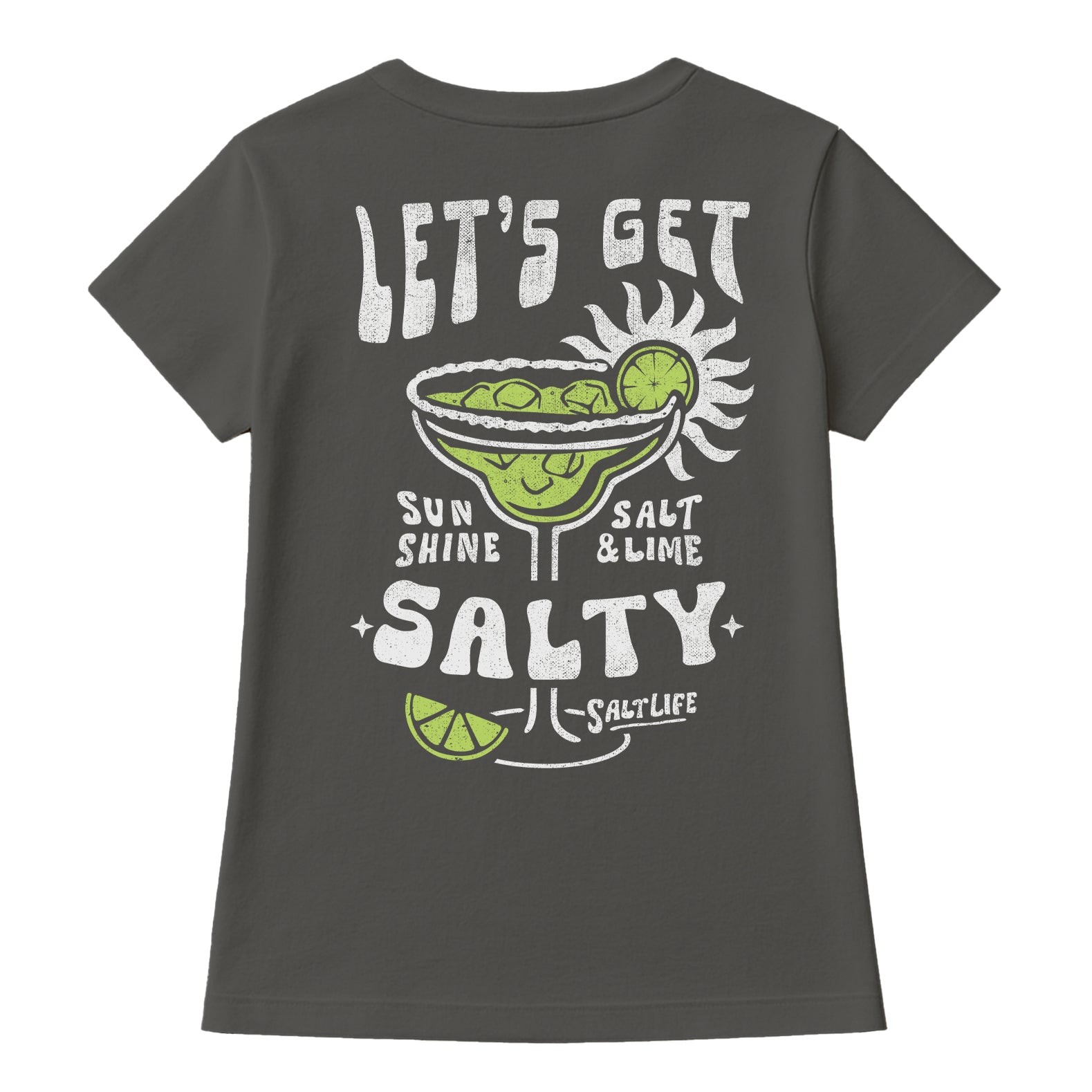 Salt Life Margarita Women's T-Shirt Charcoal