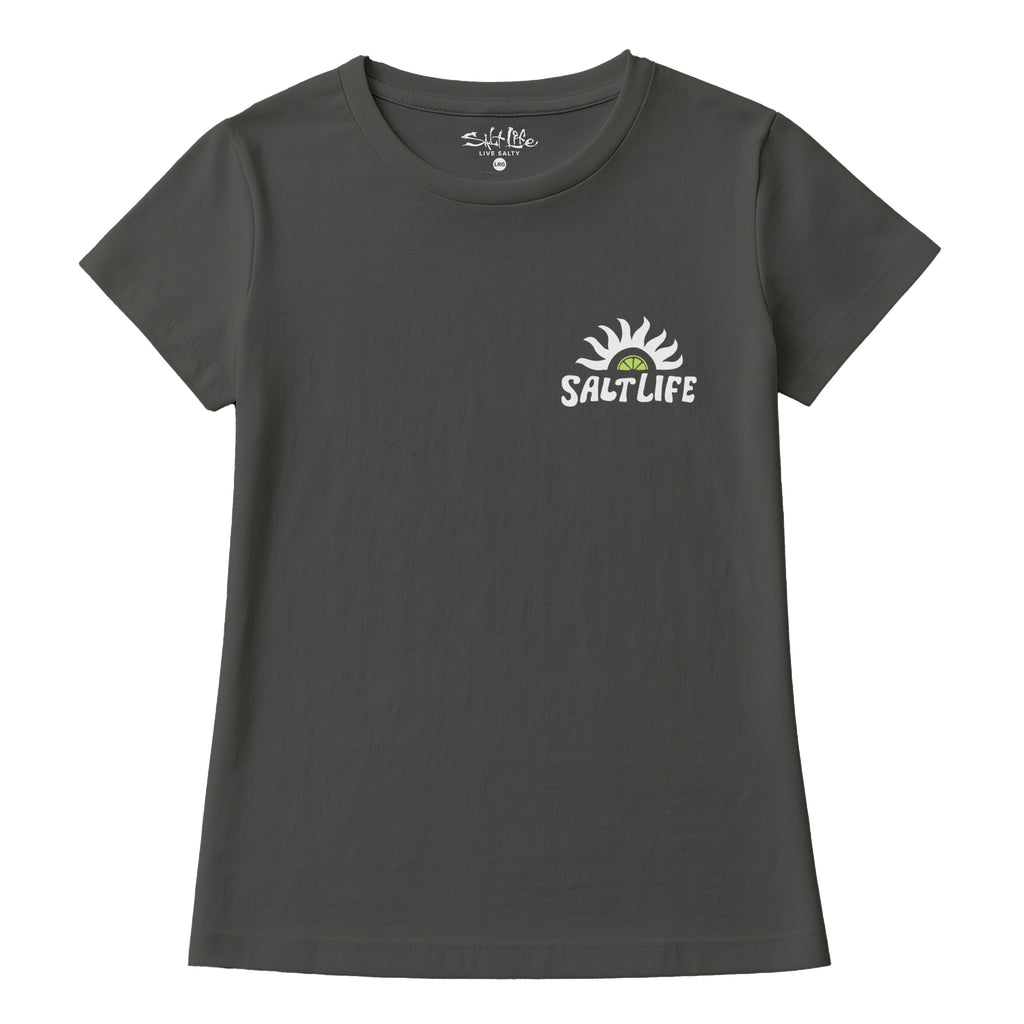 Salt Life Margarita Women's T-Shirt Charcoal