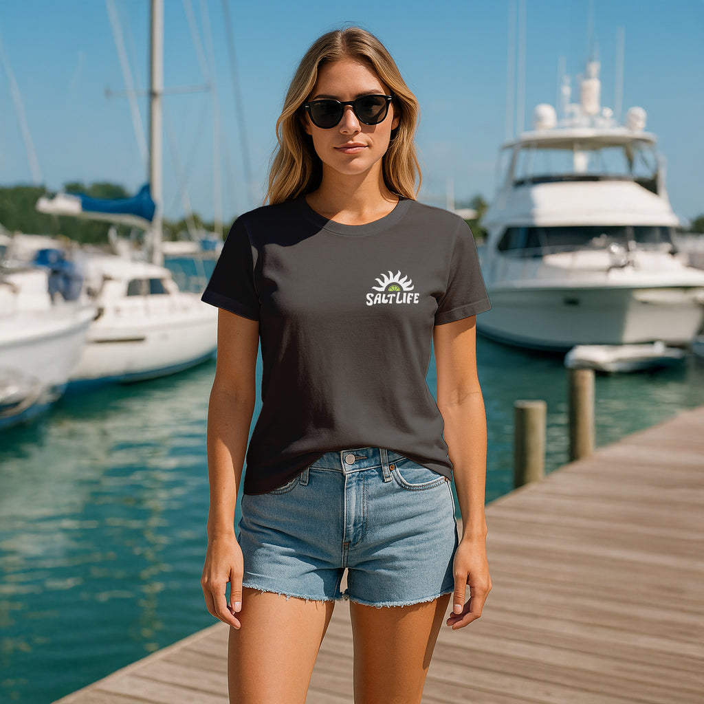 Salt Life Margarita Women's T-Shirt Charcoal