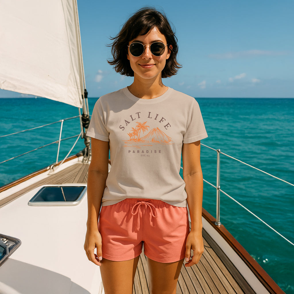 Salt Life Paradise Women's T-Shirt Natural