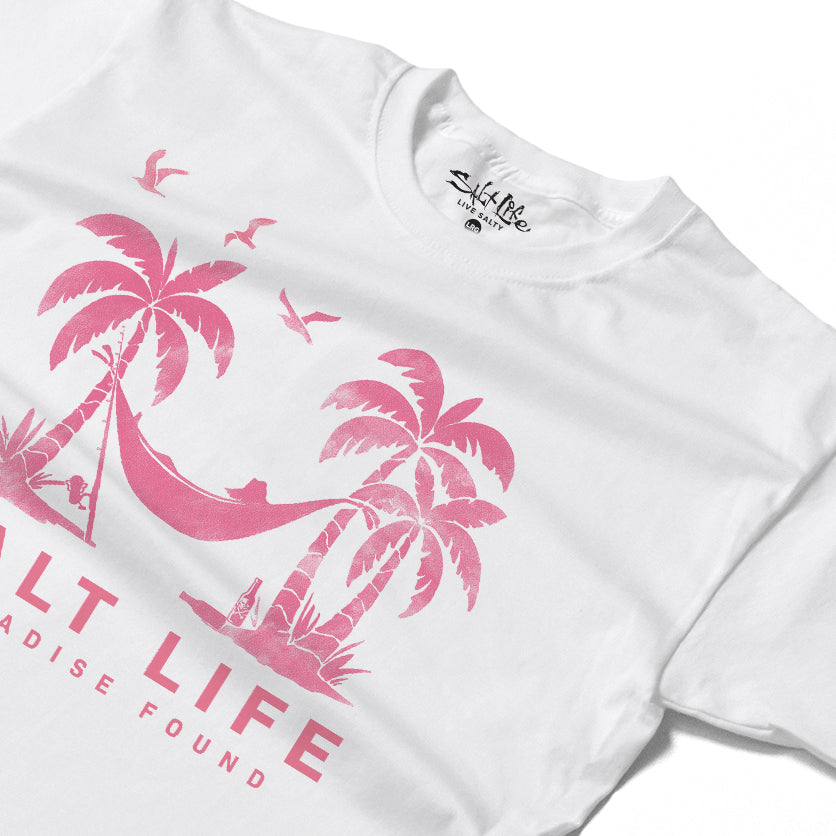 Salt Life Twin Palms Women's T-Shirt White