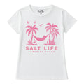 Salt Life Twin Palms Women's T-Shirt White