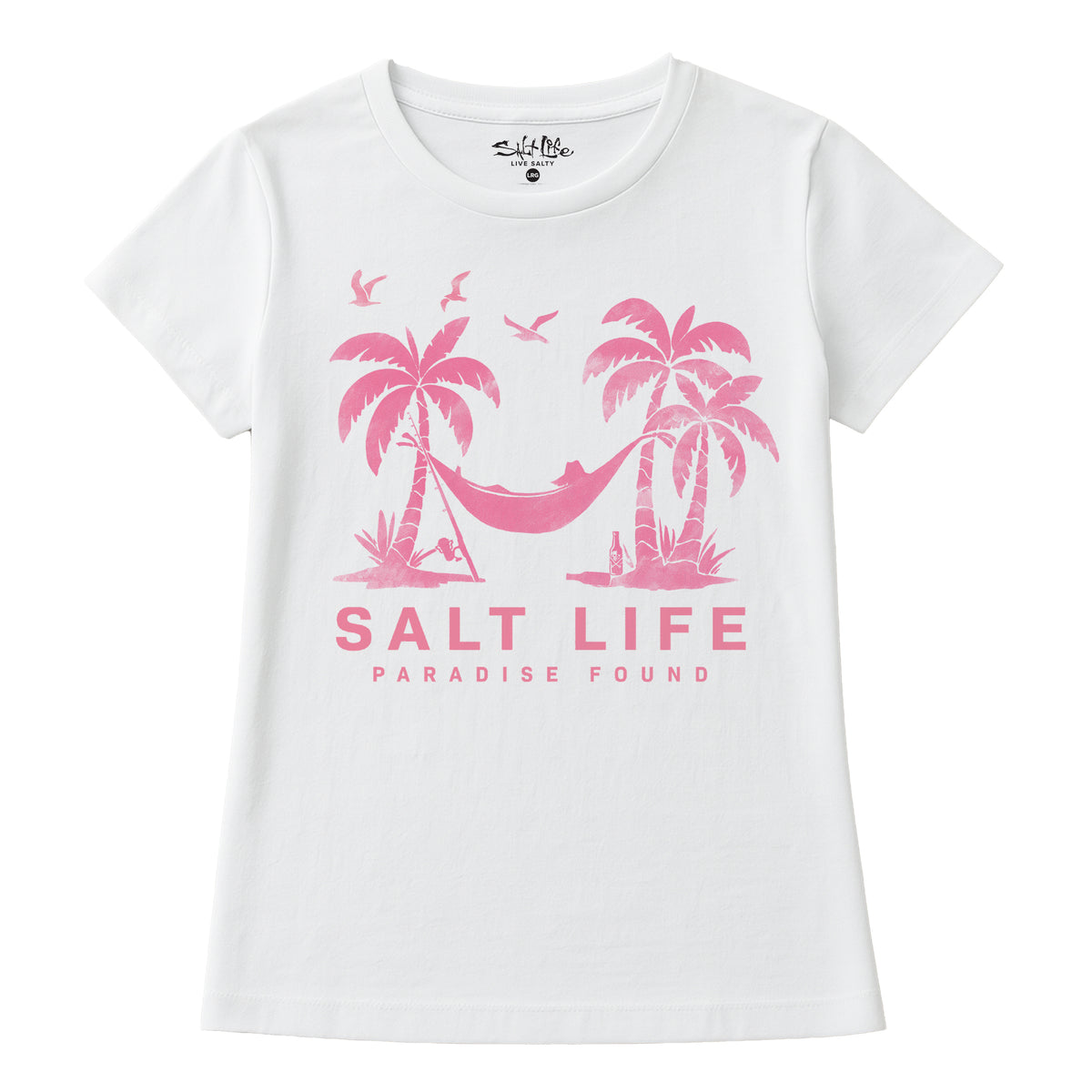 Salt Life Twin Palms Women's T-Shirt White