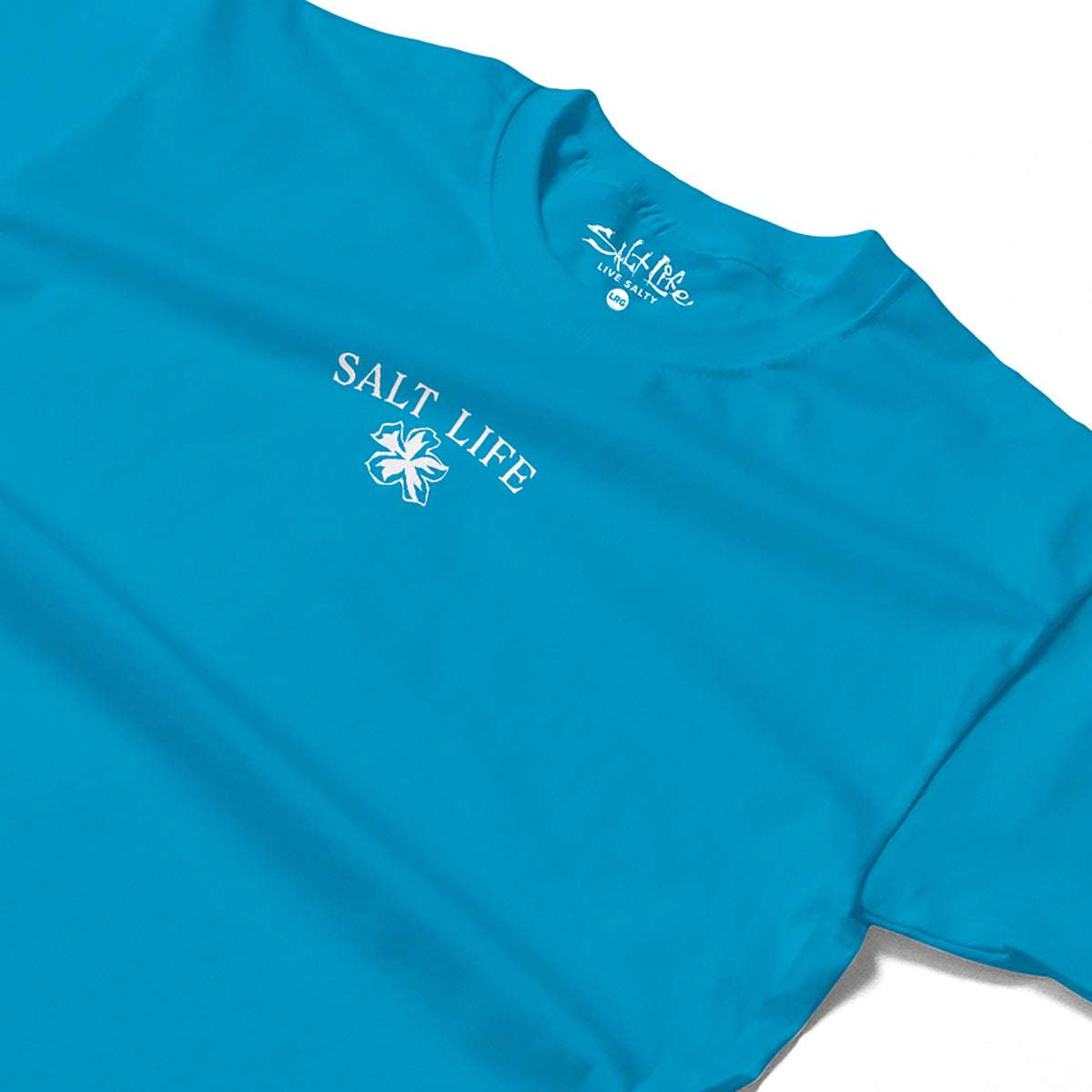 Salt Life Tropical Island Women's T-Shirt Azure Blue