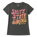 Salt Life Salty State 2 Women's T-Shirt Charcoal