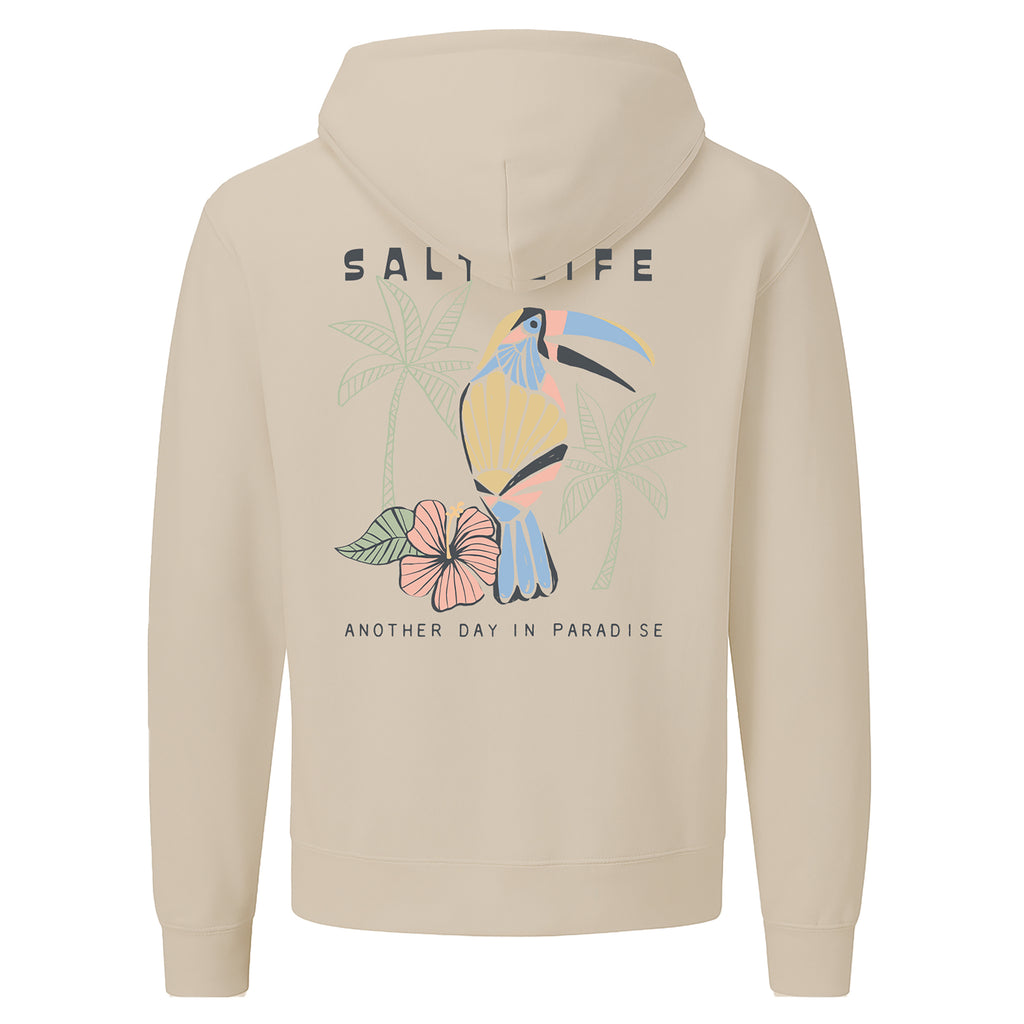 Salt Life Toucan Men's Hoodie Ecru