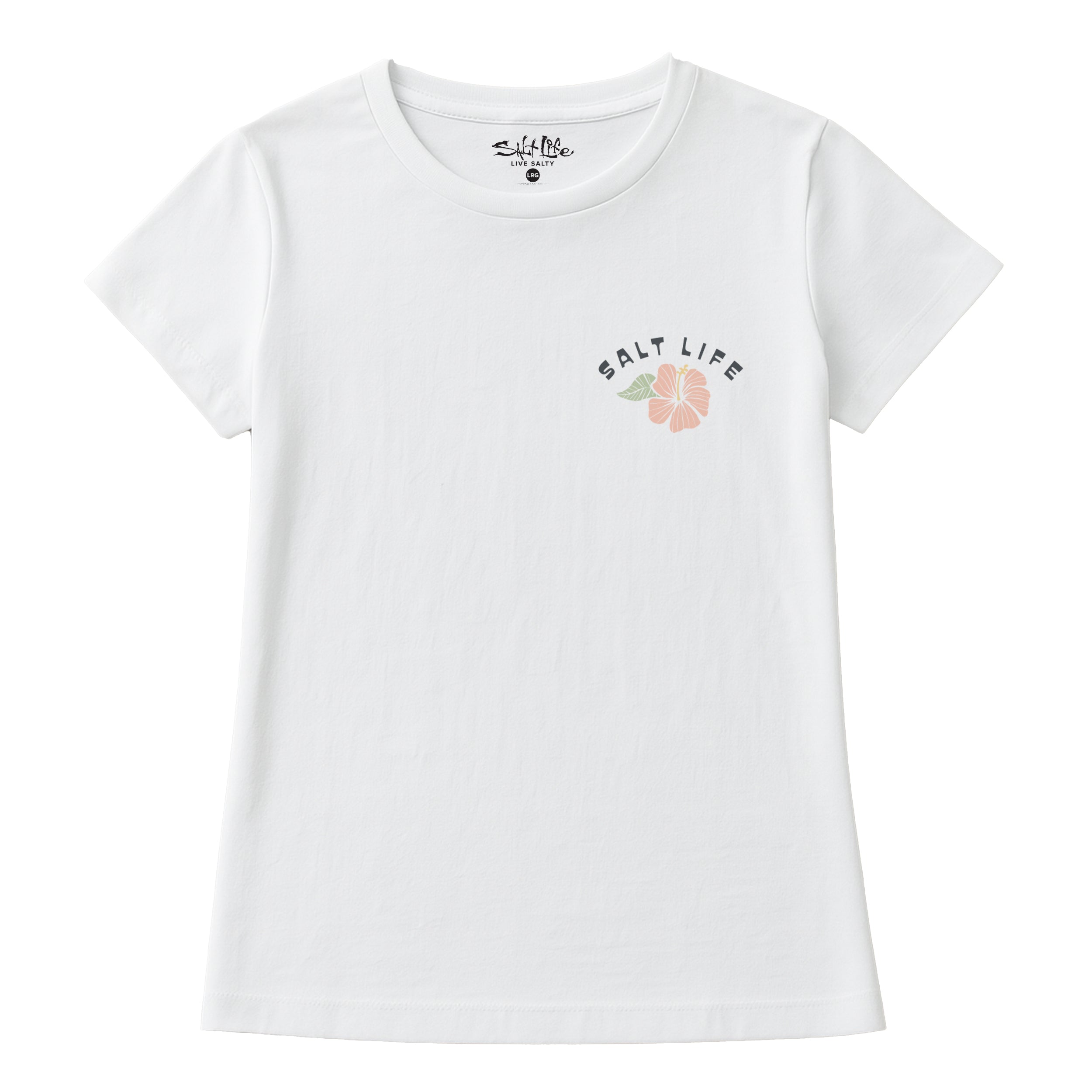 SALT LIFE ANOTHER DAY IN PARADISE WOMENS T-SHIRT WHITE