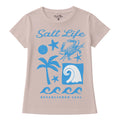 Salt Life Beach Stamp Women's T-Shirt Powder Pink