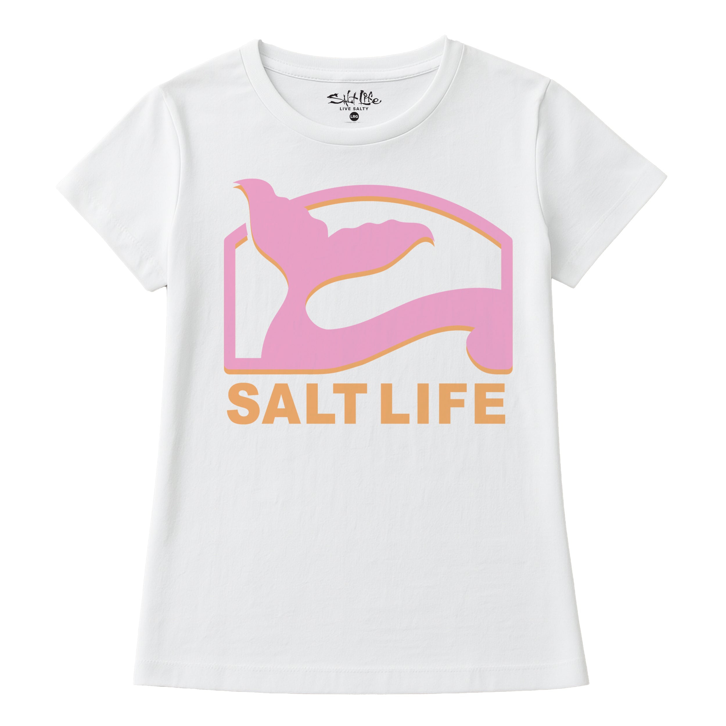 Salt Life Mermaid Tail Women's T-Shirt White